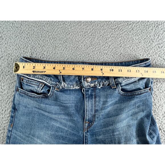 DL1961 Jeans Womens 28 Mara Instasculpt Straight Ankle Gravity Frayed Hem Mid - Picture 6 of 9